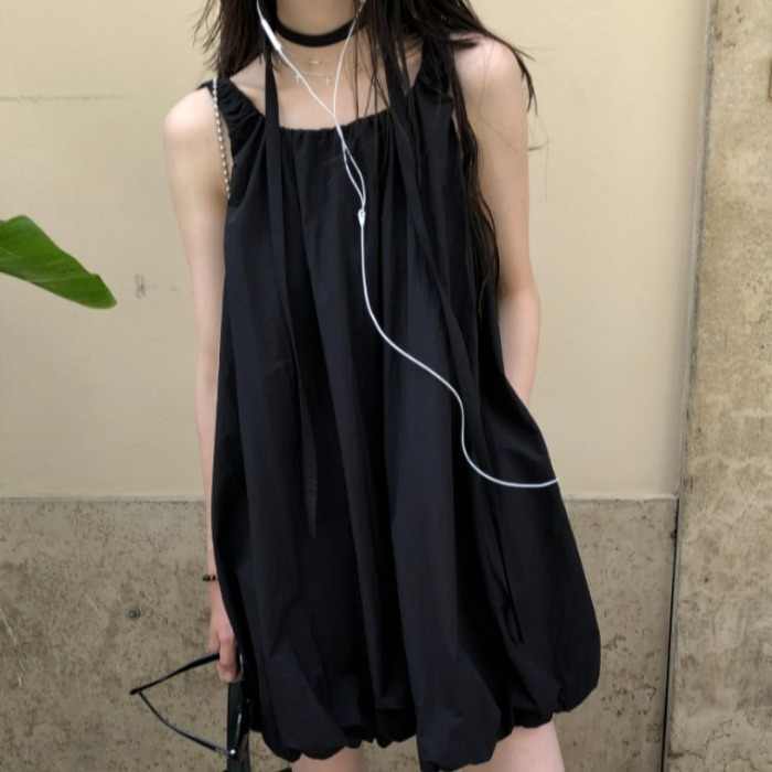 Vest Skirt Bandage Dress Puffy Pregnant Women Dress