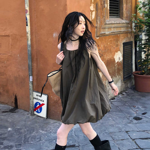 Vest Skirt Bandage Dress Puffy Pregnant Women Dress